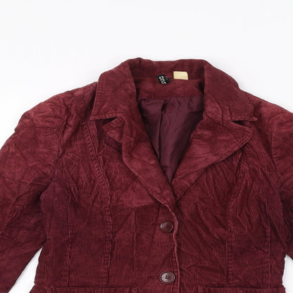 Womens UK Size 6 H&M Red Jacket