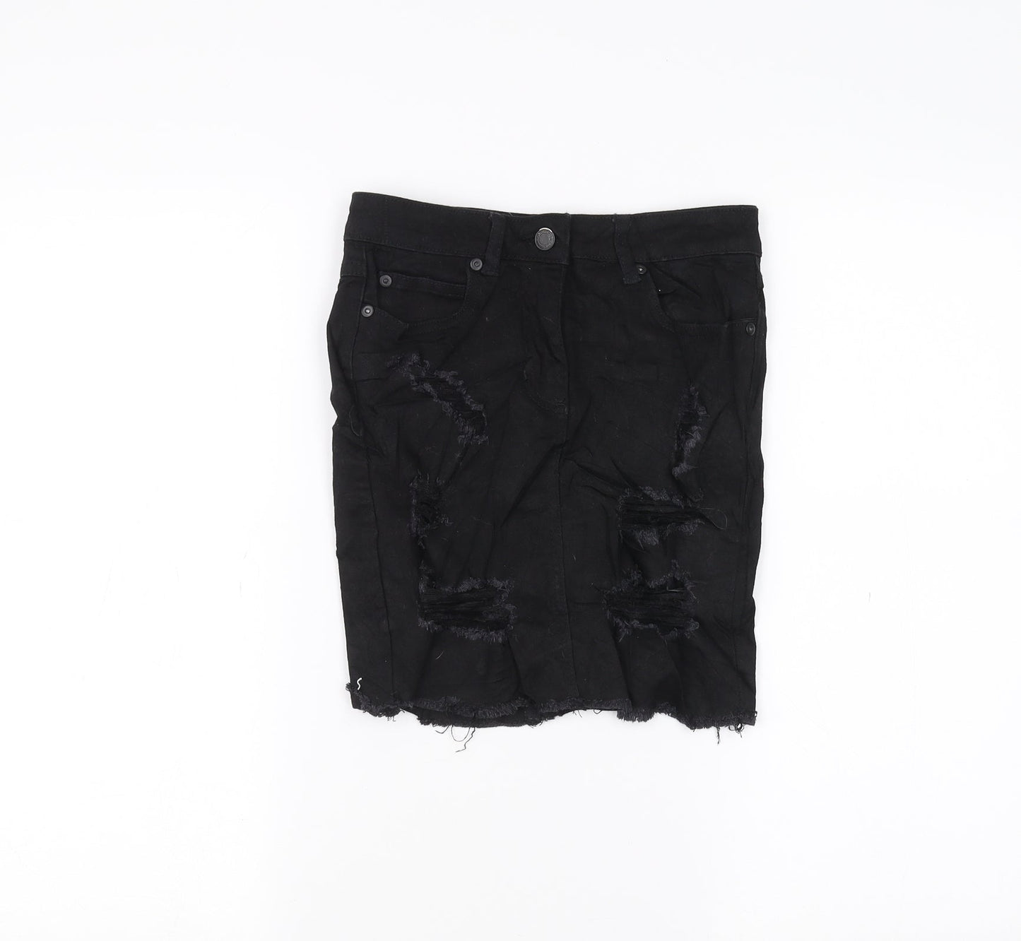 New Look Womens Black   A-Line Skirt Size 6