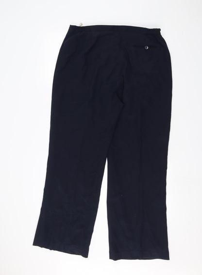 peter martin Womens Blue   Trousers  Size 18 L27 in