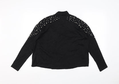 Womens UK Size S H&M Black Pullover Jumper