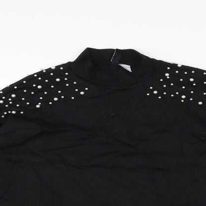 Womens UK Size S H&M Black Pullover Jumper
