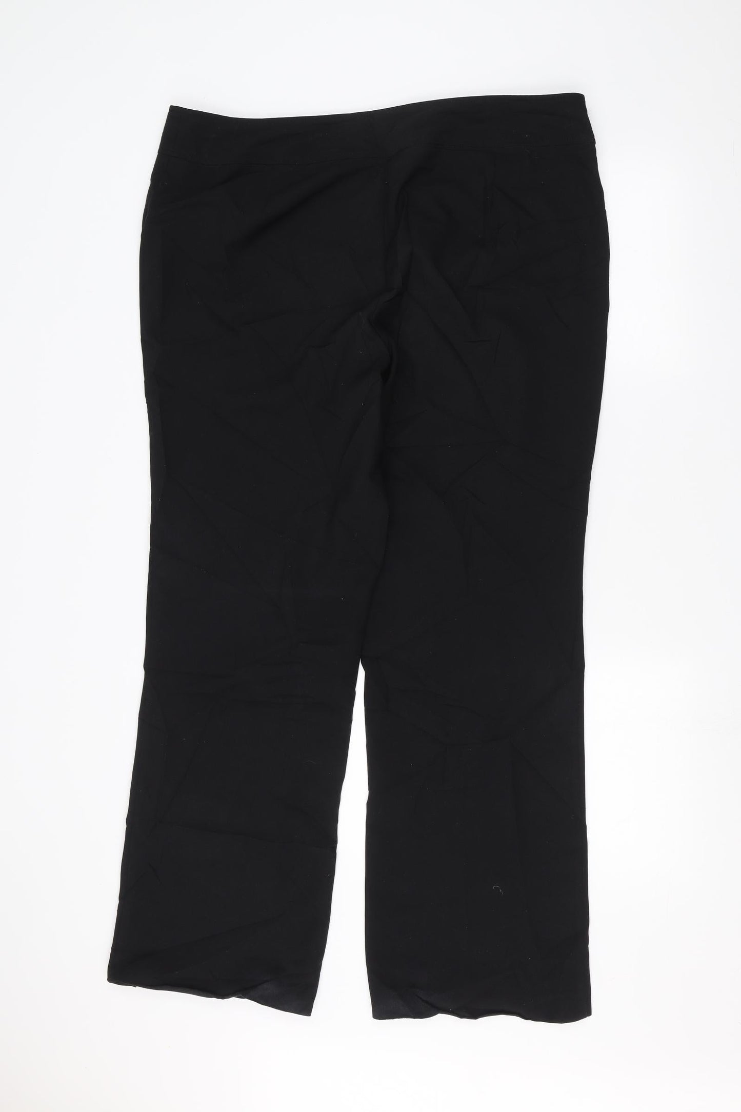 Womens UK Size 18 Dorothy Perkins Regular Fit  Black Trousers
