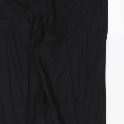 PREMIER MAN  Womens Black   Trousers  Size 8 L27 in