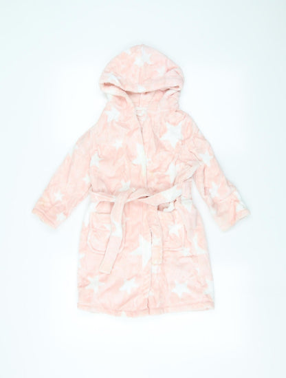 Marks and Spencer Girls Pink Solid  Cami Robe Size 3-4 Years