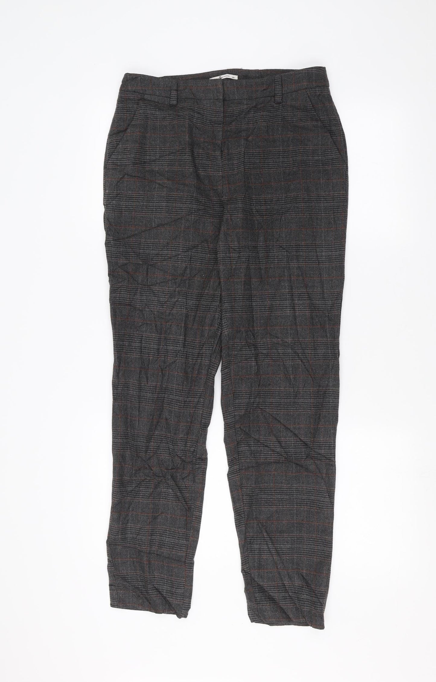 TU Womens Brown   Trousers  Size 10 L26 in