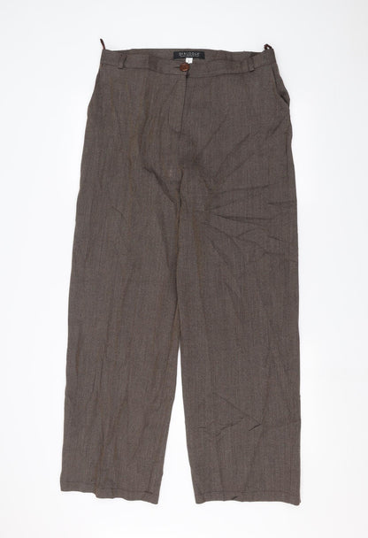 Dialogue Womens Brown   Trousers  Size L L28 in