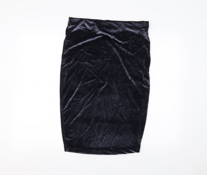 Costes Womens Blue   A-Line Skirt Size XL