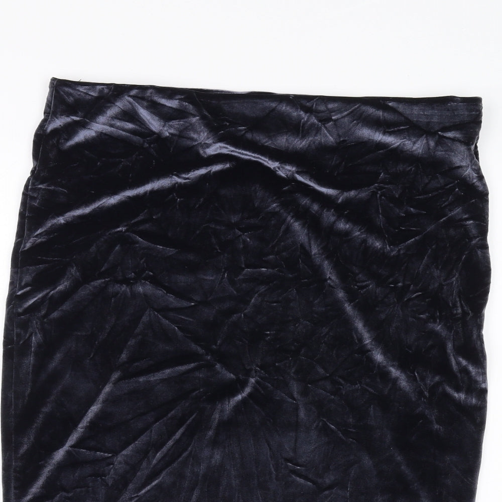 Costes Womens Blue   A-Line Skirt Size XL