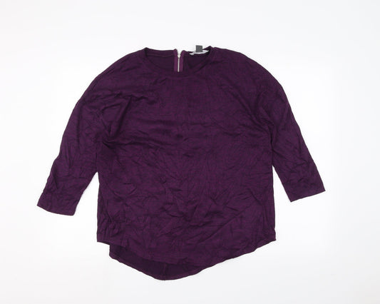 Primark Womens Purple   Pullover Jumper Size S