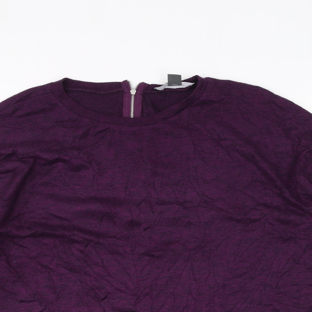 Primark Womens Purple   Pullover Jumper Size S