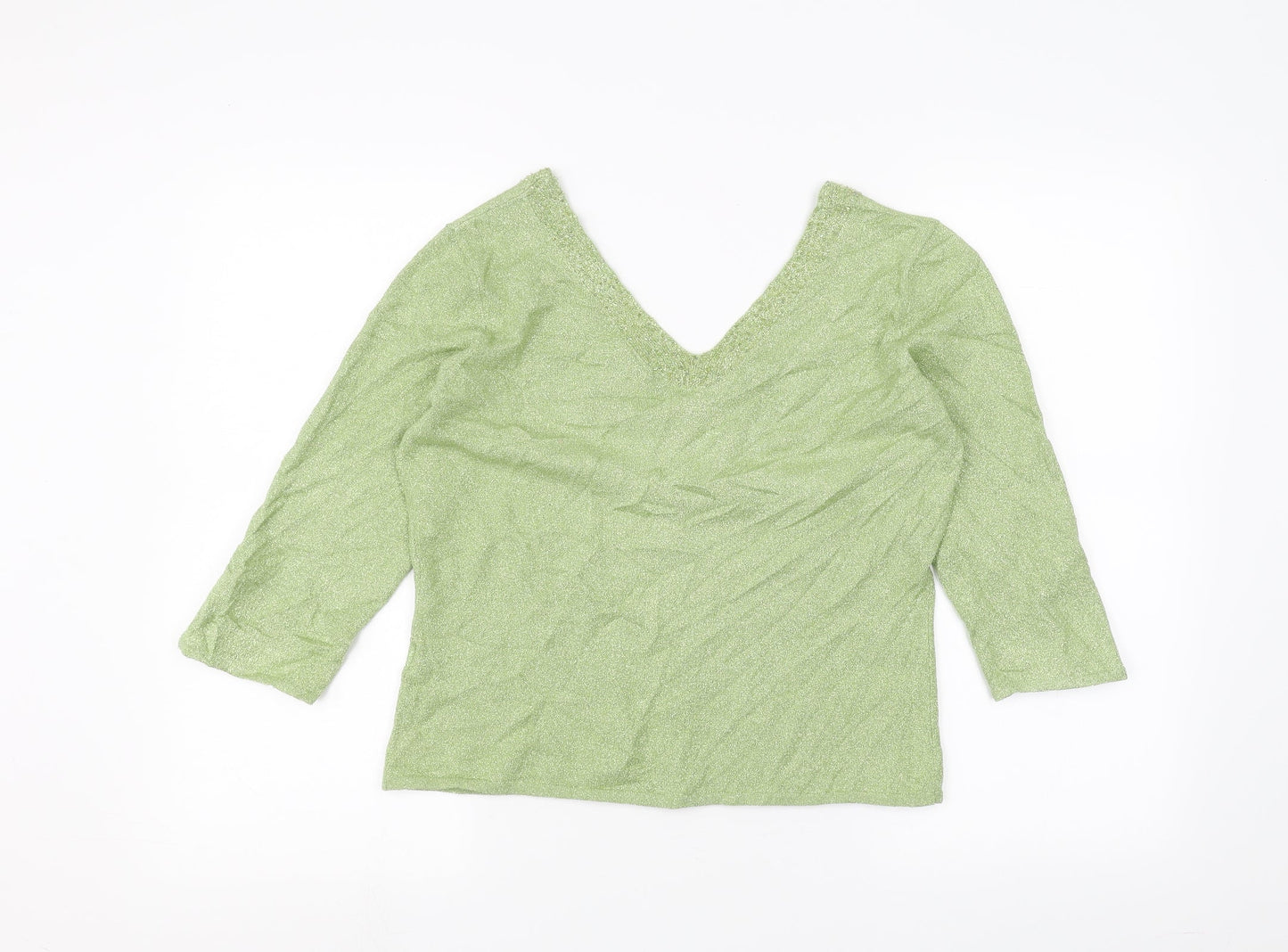 Womens UK Size 12 Minuet Green Pullover Jumper
