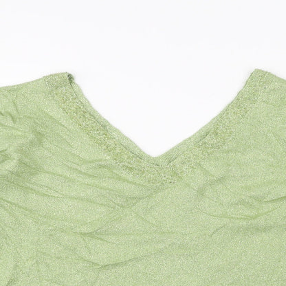 Womens UK Size 12 Minuet Green Pullover Jumper