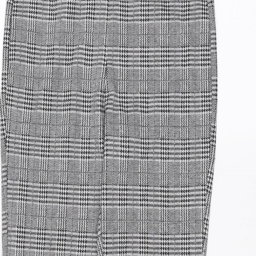 Womens UK Size S H&M Regular Fit  Grey Trousers
