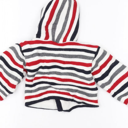 Nursery Rhyme Baby White Striped  Jacket  Size 3-6 Months