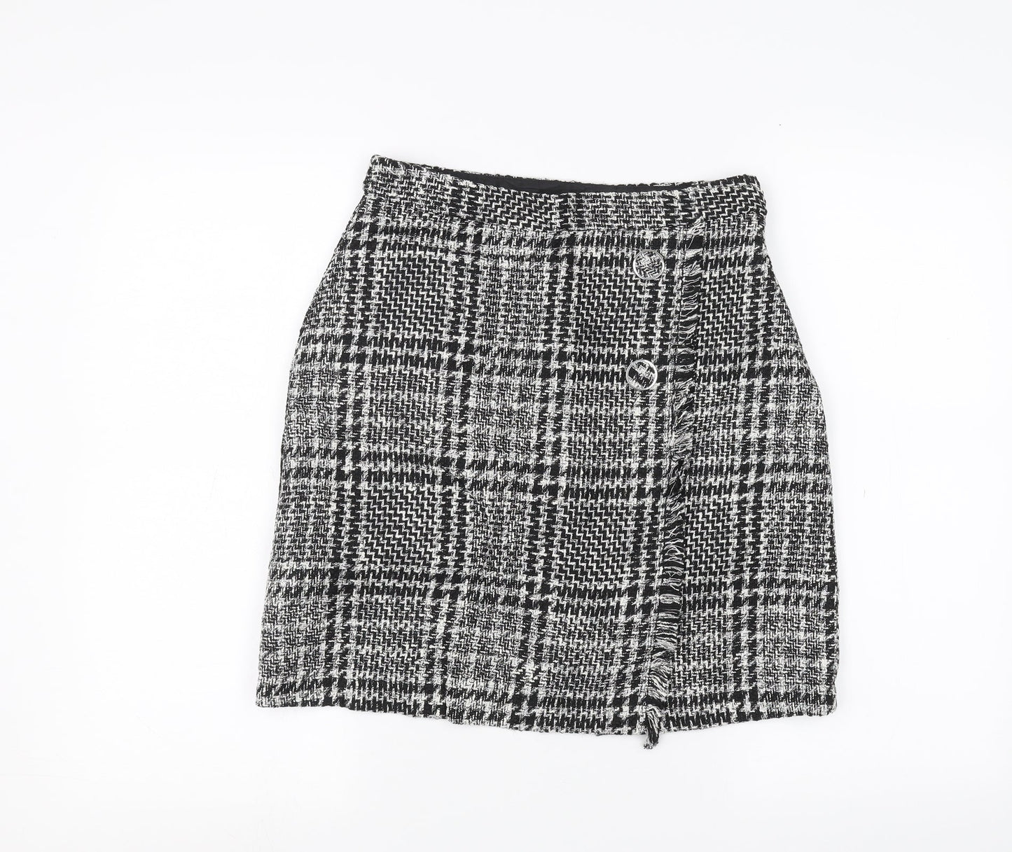 F&F Womens Black   A-Line Skirt Size 8