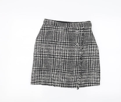 F&F Womens Black   A-Line Skirt Size 8