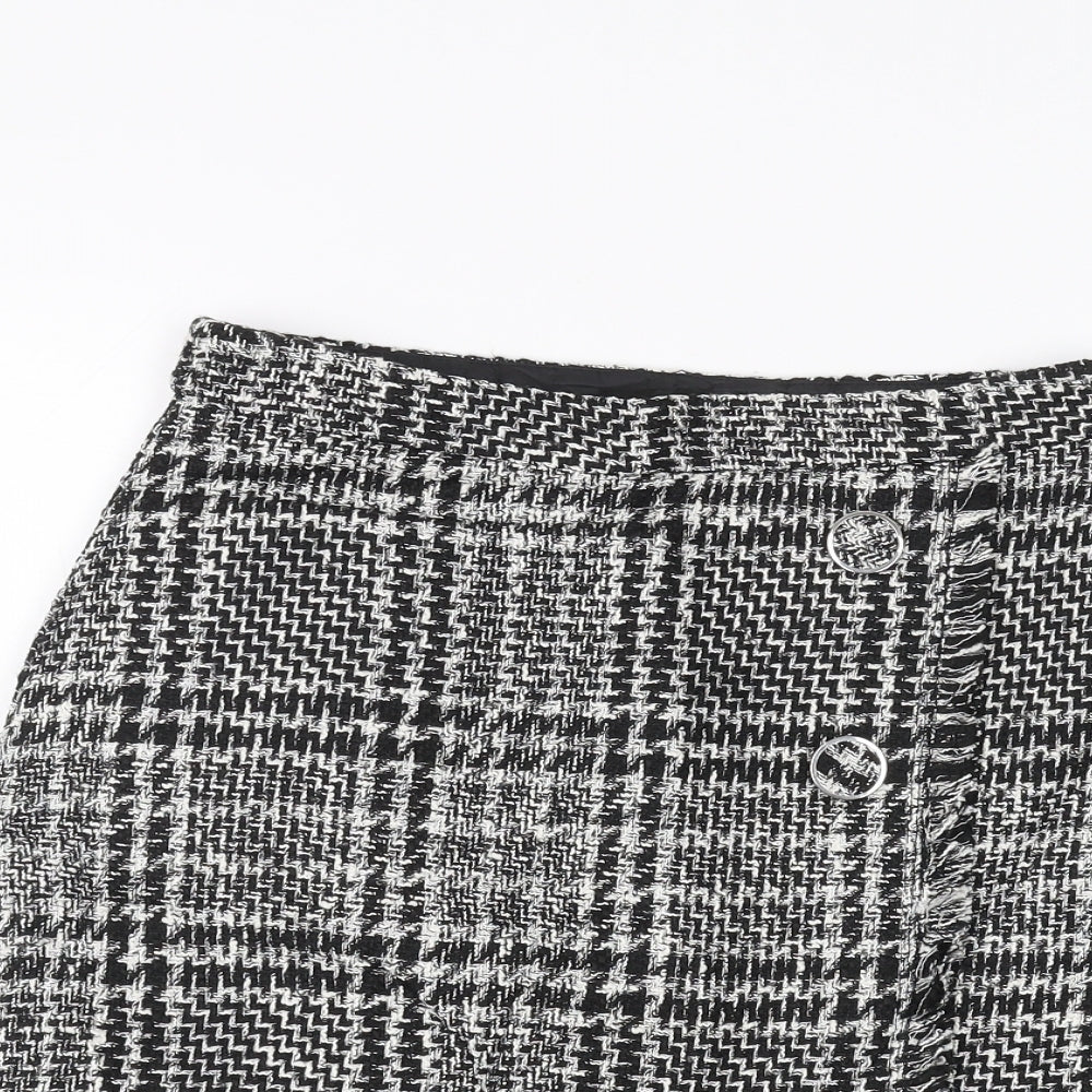 F&F Womens Black   A-Line Skirt Size 8