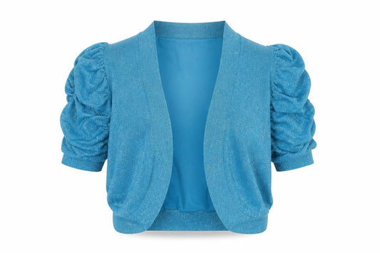 Womens UK Size 16 Agenda Blue Cardigan Jumper