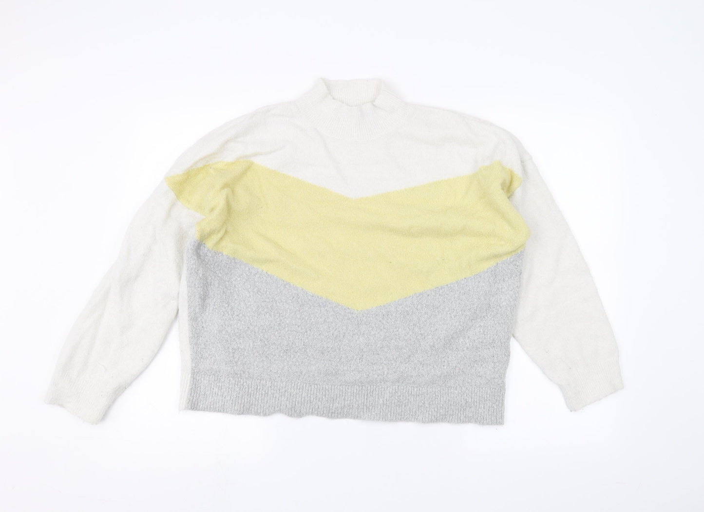 Womens UK Size L Oasis White Pullover Jumper