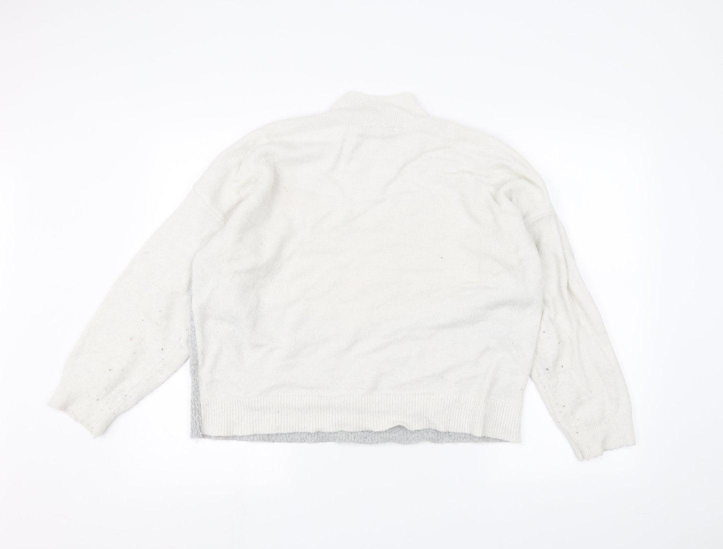 Womens UK Size L Oasis White Pullover Jumper