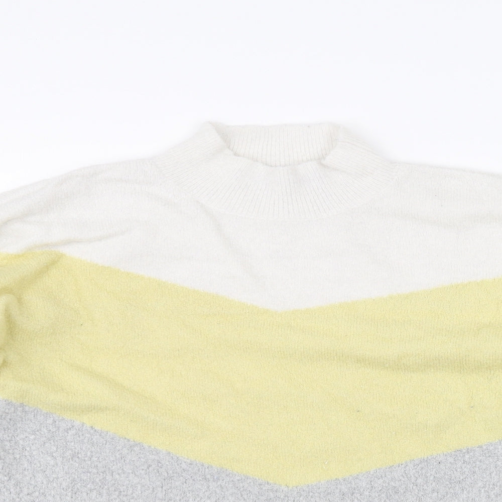 Womens UK Size L Oasis White Pullover Jumper