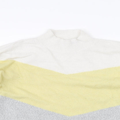 Womens UK Size L Oasis White Pullover Jumper