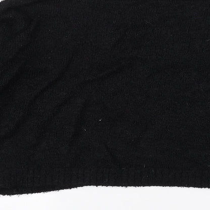 Womens UK Size 10 Love knitwear Black Pullover Jumper