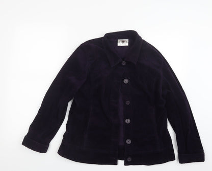 Womens UK Size 14 Nightingales Purple Jacket