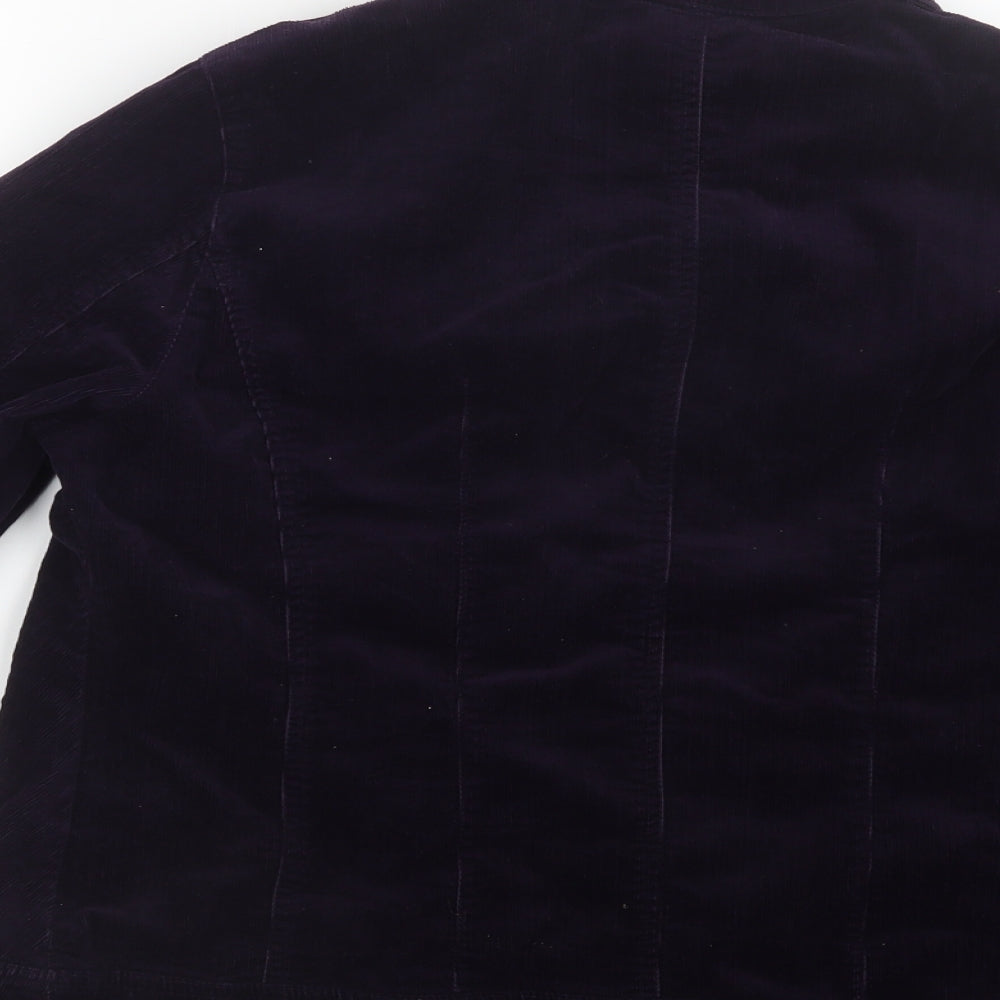 Womens UK Size 14 Nightingales Purple Jacket