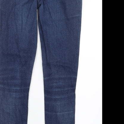 Principles Womens Blue  Denim Straight Jeans Size 8 L28 in