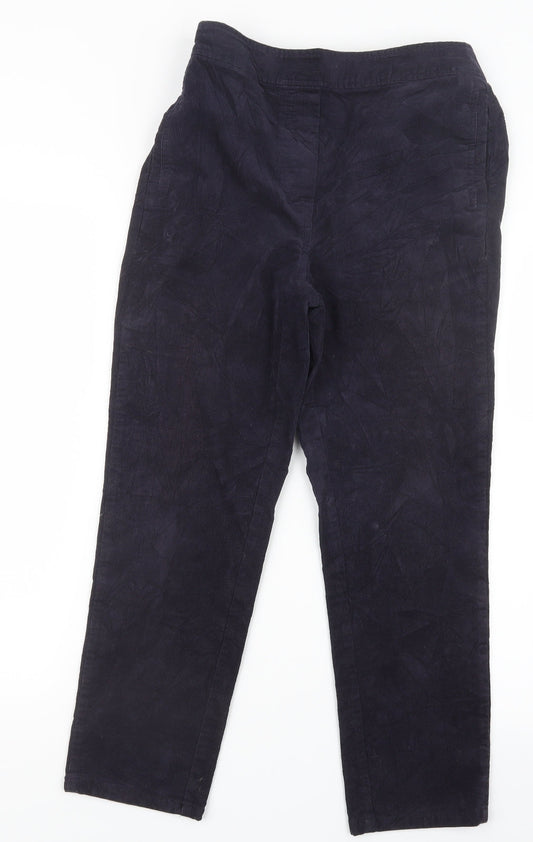 Womens UK Size 10 Marks and Spencer Regular Fit  Purple Trousers