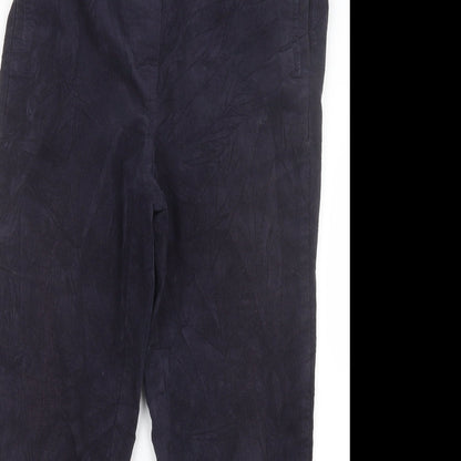 Womens UK Size 10 Marks and Spencer Regular Fit  Purple Trousers