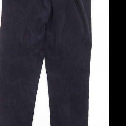 Womens UK Size 10 Marks and Spencer Regular Fit  Purple Trousers