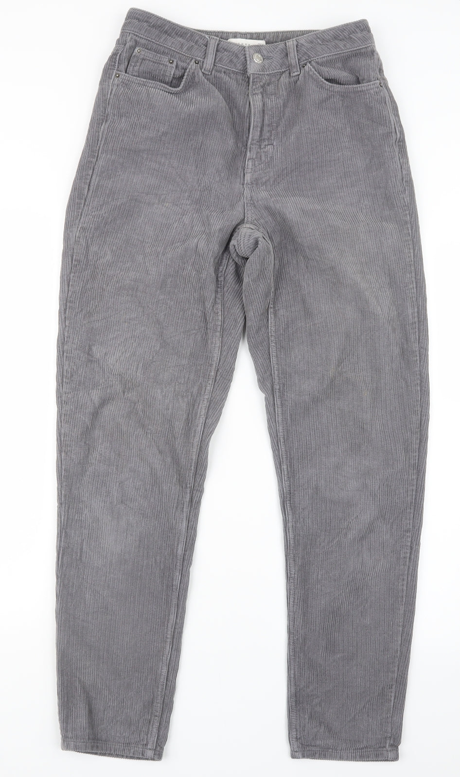 Womens UK Size 27 in Topshop Regular Fit  Grey Trousers