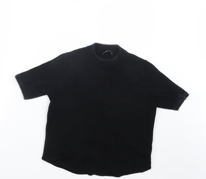 Zara Womens Black  Knit Pullover Jumper Size M