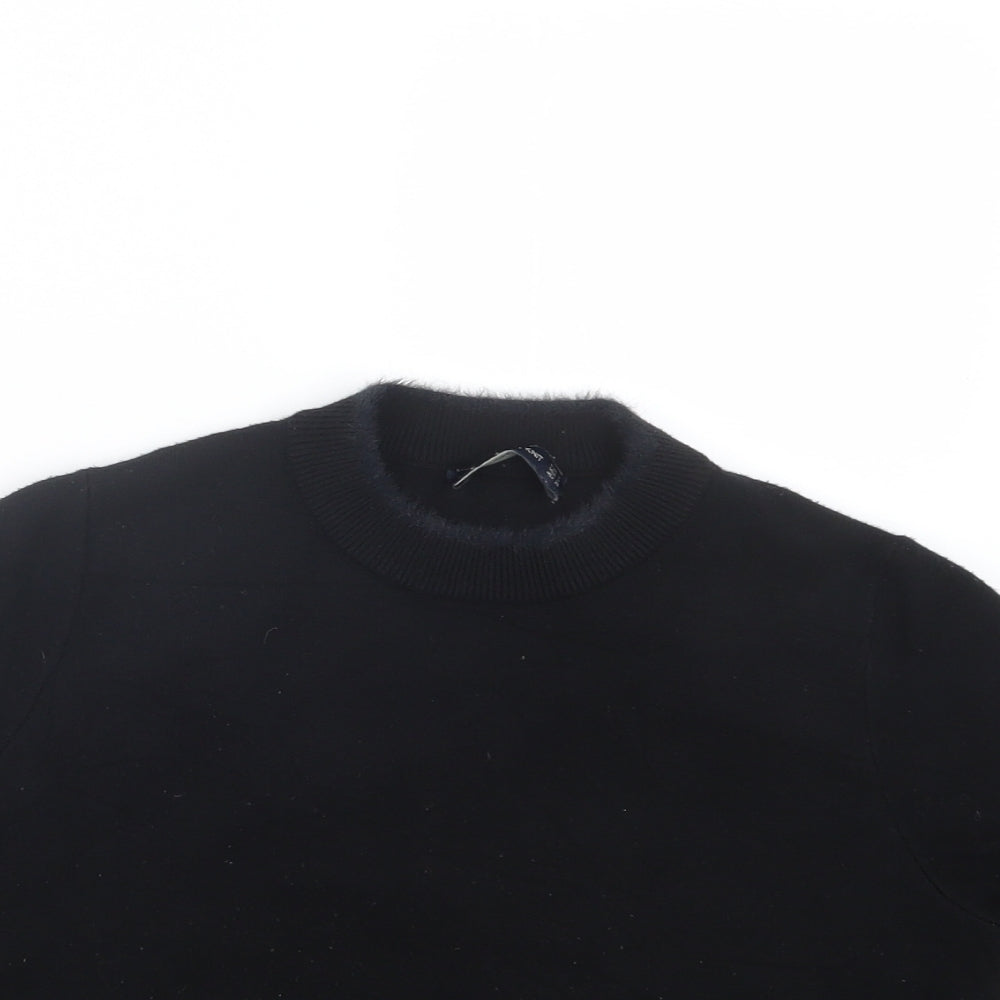 Zara Womens Black  Knit Pullover Jumper Size M