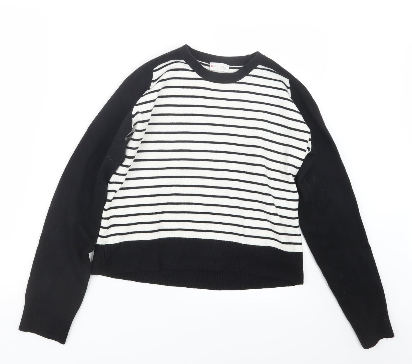 Womens UK Size 16 Miss Selfridge Black Pullover Jumper