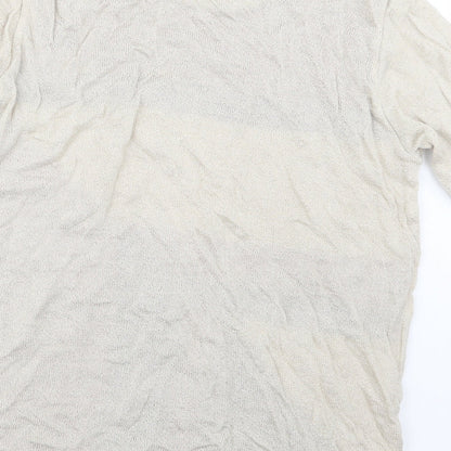 Womens UK Size 10 Berkertex Beige Pullover Jumper