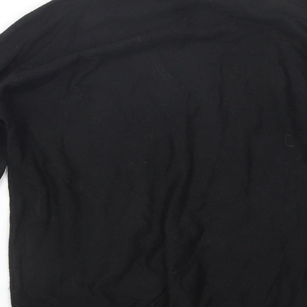 Primark Womens Black  Knit Pullover Jumper Size 10