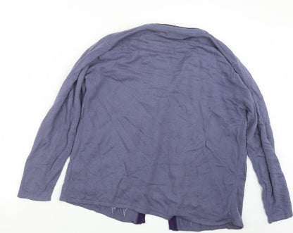 Womens UK Size M Bonmarché Purple Cardigan Jumper
