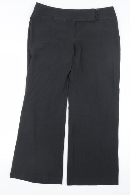 Marks and Spencer Womens Grey   Trousers  Size 14 L28 in