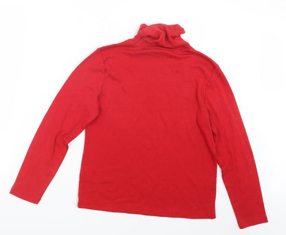 Womens UK Size 14 Emreco Red Pullover Jumper
