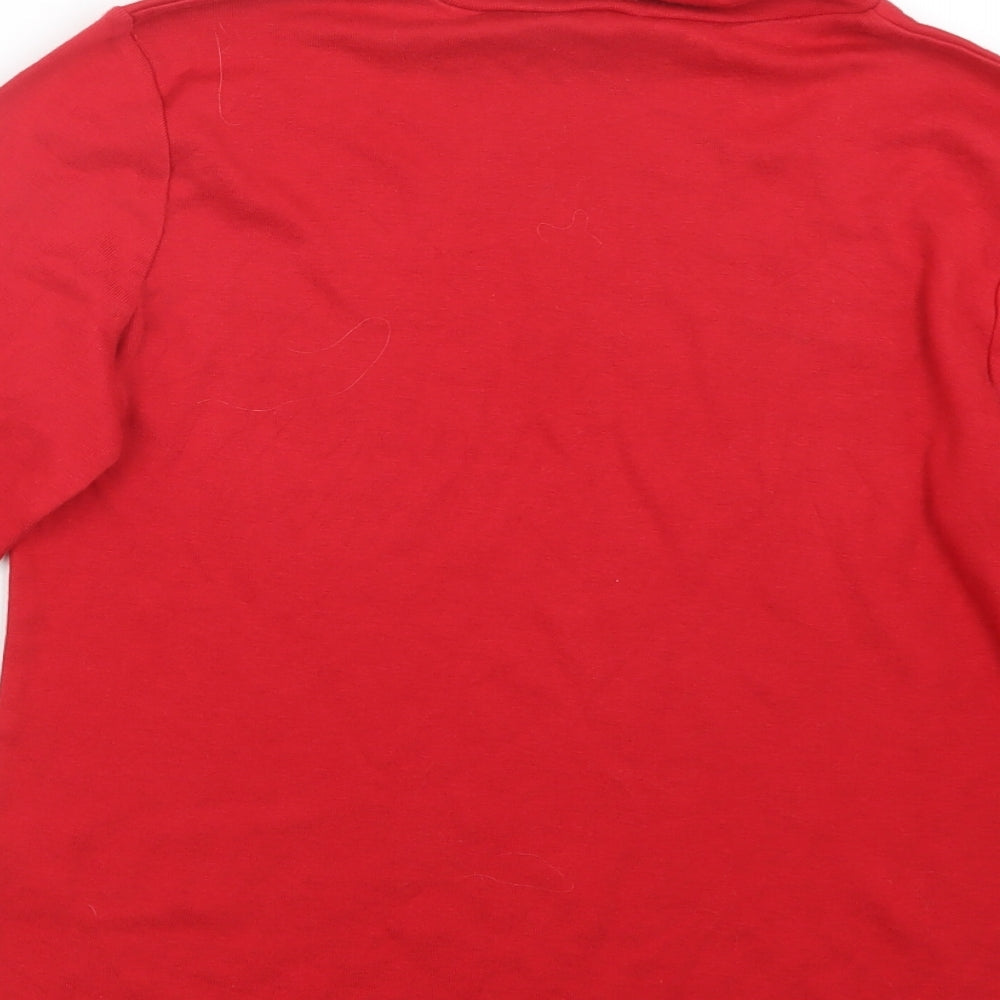 Womens UK Size 14 Emreco Red Pullover Jumper