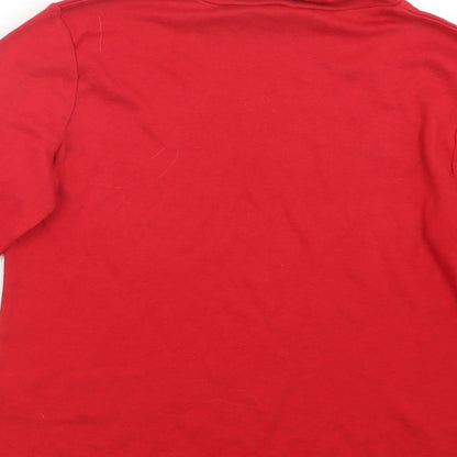 Womens UK Size 14 Emreco Red Pullover Jumper