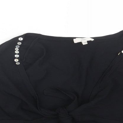 CC Womens Black   Cardigan Jumper Size S