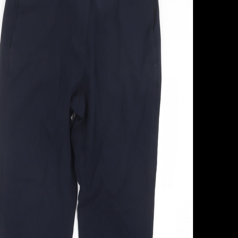 Womens UK Size 10 Marks and Spencer Regular Fit  Blue Trousers