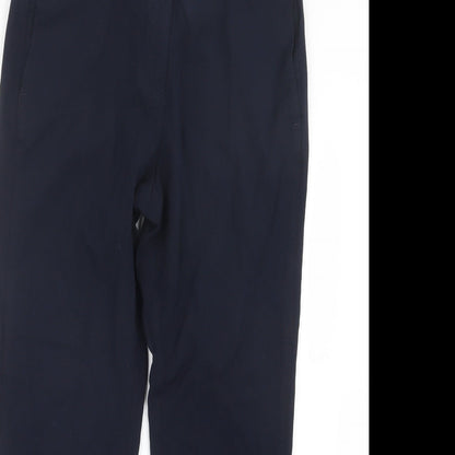 Womens UK Size 10 Marks and Spencer Regular Fit  Blue Trousers