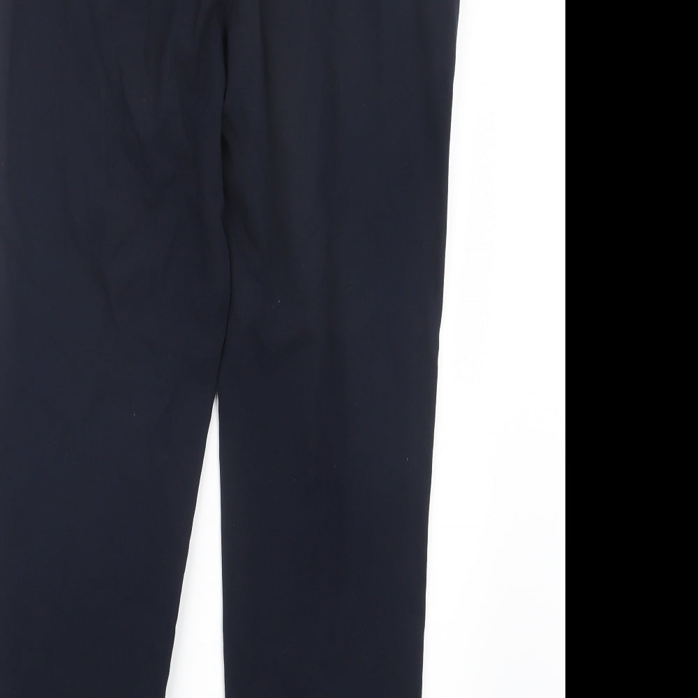 Womens UK Size 10 Marks and Spencer Regular Fit  Blue Trousers