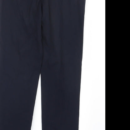 Womens UK Size 10 Marks and Spencer Regular Fit  Blue Trousers