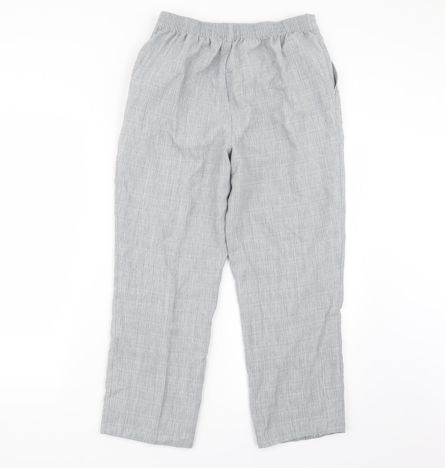 Womens UK Size 12 Marks and Spencer Regular Fit  Grey Trousers